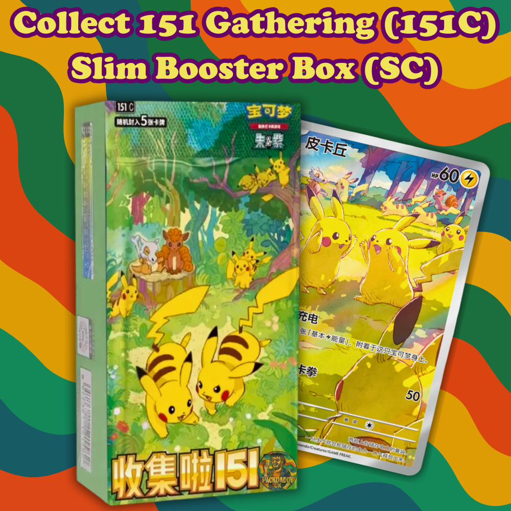 Collect 151: Gathering (151-C) – Simplified Chinese Slim Booster Box - Sealed