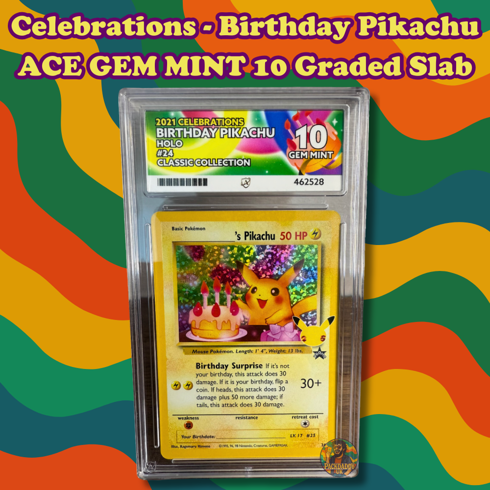 ACE 10 - Birthday Pikachu - 24/53 - Celebrations: Classic Collection