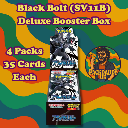 Black Bolt (SV11b) Deluxe Japanese Pokémon Booster Box – Sealed