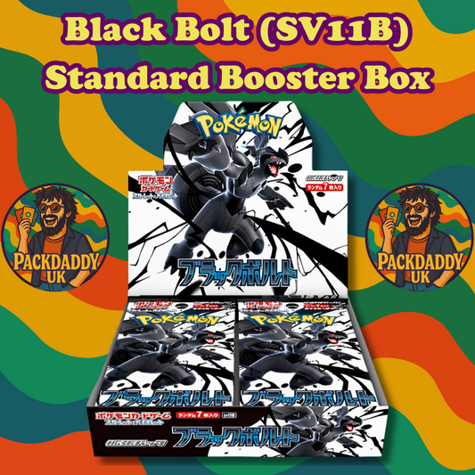 Black Bolt (SV11b) Standard Japanese Pokémon Booster Box – Sealed