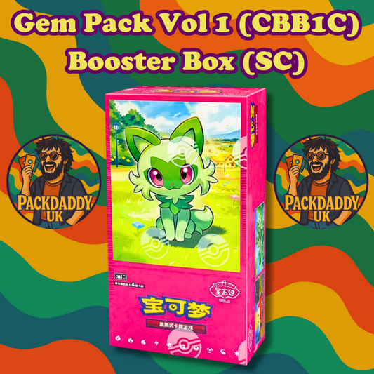 Gem Pack Vol 1 (CBB1-C) Simplified Chinese Pokémon Booster Box - Sealed