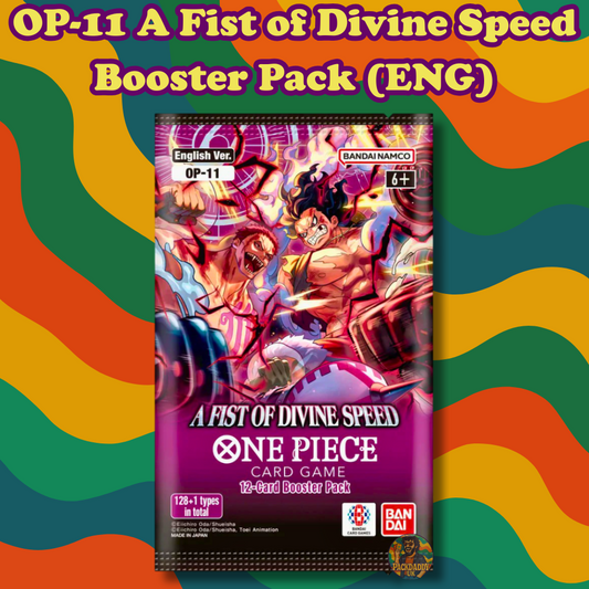 OP-11 (A Fist of Divine Speed) - English One Piece Booster Pack
